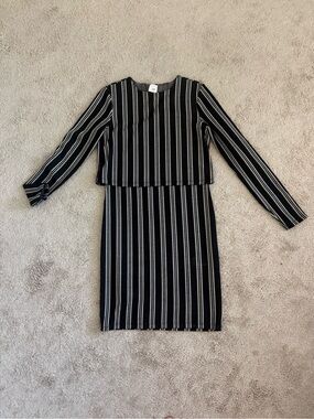 River Island bodycon dress in stripe print